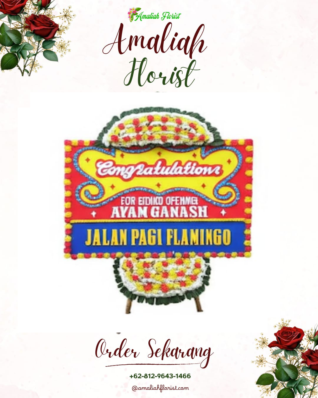 Sewa Papan Bunga Manggis
